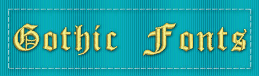 Gothic Fonts