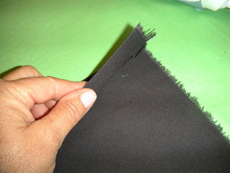 folding fabric for easy halloween trick or treat bag