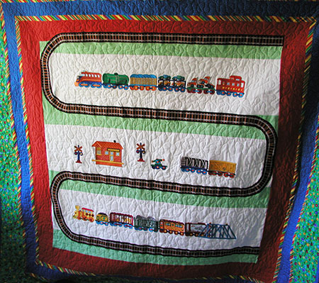 train set quilt