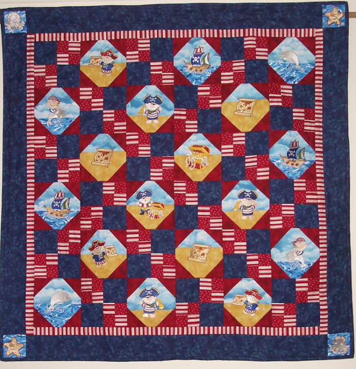 pirate kids quilt