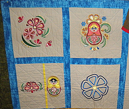 russian folk art quilt