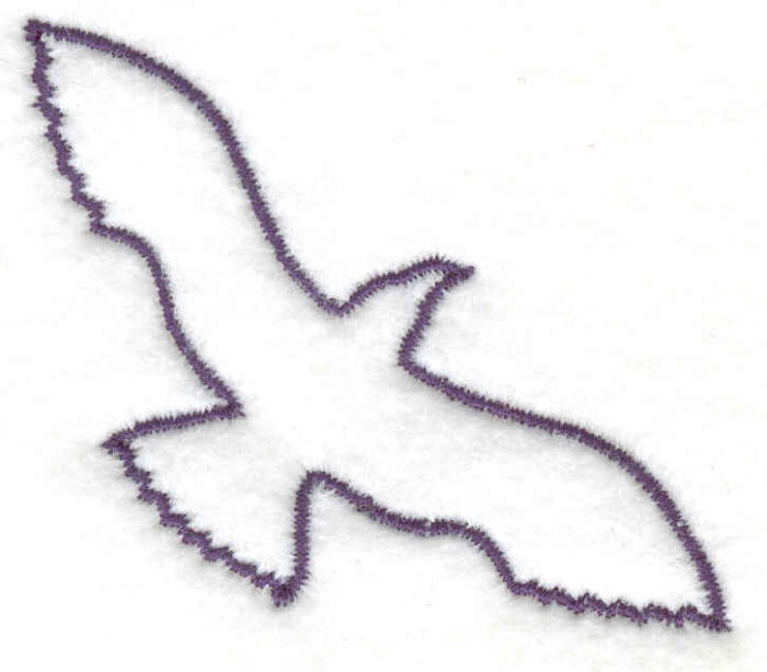 seagull embroidery design