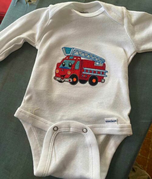 Fire Truck onesie