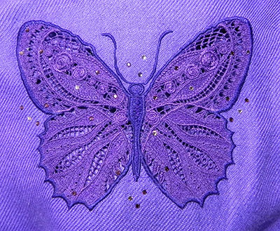 cutwork butterfly embroidery design