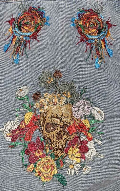 Floral Skull Jacket