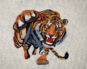 Tiger Prowl embroidery design