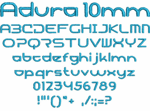 Adura 10mm Font 1