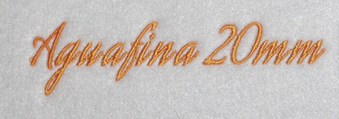 Agunafina 20mm Font 3