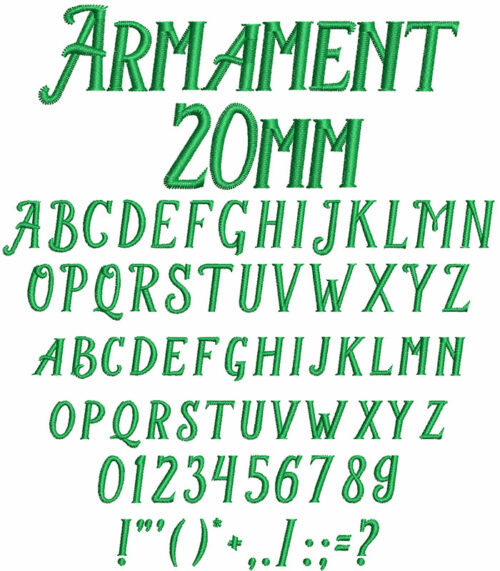 Armament 20mm Font 1