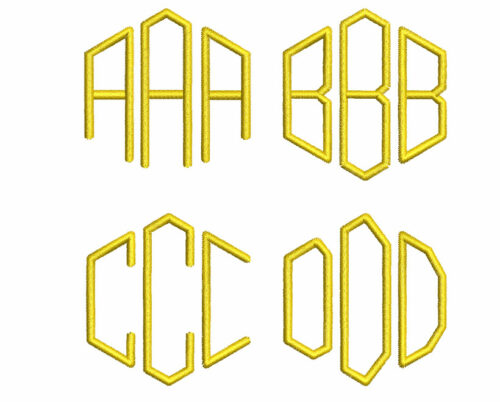 Beehive Monogram 50mm Font 2