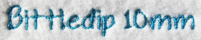 Bittledip 10mm Font 3