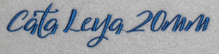 Cata Leya 20mm Font 3