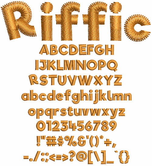 Riffic Font 1