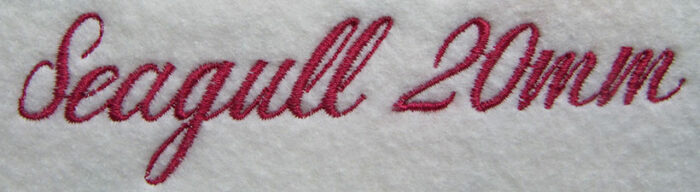 Seagull 20mm Font 3