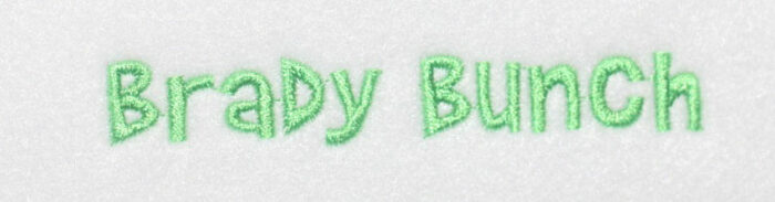 Brady Bunch Font 3