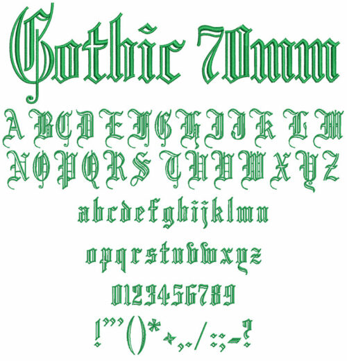 GothicOutlines70mm