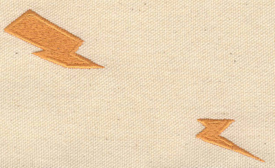 Embroidery Design: Lightning bolt 4.30w X 2.50h