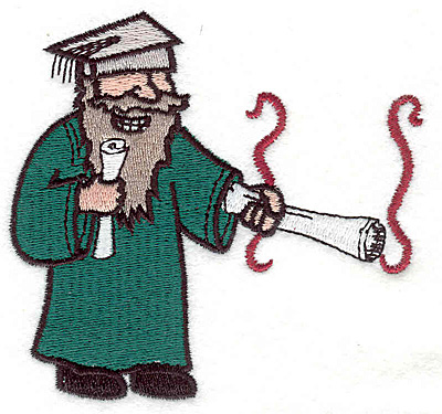 Embroidery Design: Graduate 3.80"w X 3.50"h