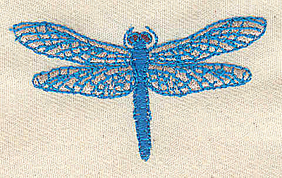 Embroidery Design: Dragonfly 2.14w X 1.21h