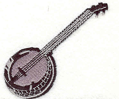 Embroidery Design: Banjo 2.36" X 2.53"