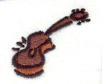 Embroidery Design: Guitar 1 1.35" X 1.48"