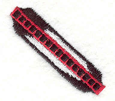 Embroidery Design: Harmonica 1.57" X 1.49"