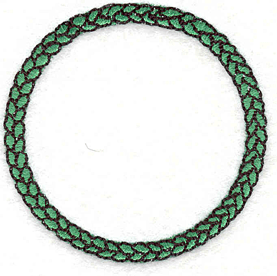 Embroidery Design: Wreath 7 2.15" X 2.17"