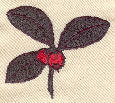 Embroidery Design: Cherries 2.49w X 2.19h