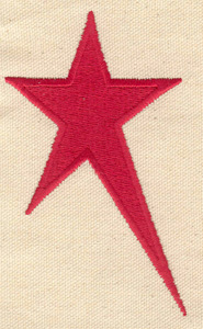 Embroidery Design: Star 2.54w X 4.24h