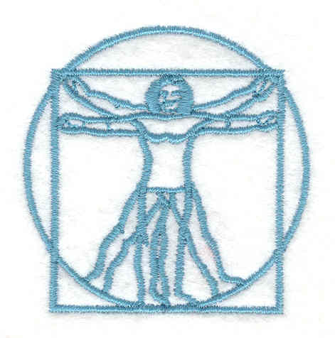 Embroidery Design: Man 2.03w X 2.02h