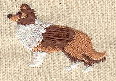 Embroidery Design: Collie 1.62w X 1.04h