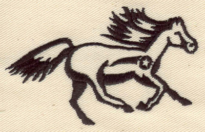 Embroidery Design: Horse 3.22w X 1.99h