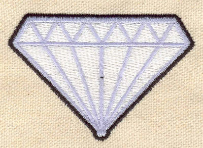 Embroidery Design: Diamond 2.76w X 1.87h