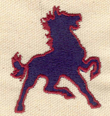 Embroidery Design: Horse silhouette 1.80w X 2.10h