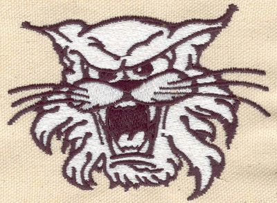 Embroidery Design: Wildcat 3.67w X 2.72h