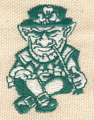 Embroidery Design: Leprechaun B 1.28w X 1.76h