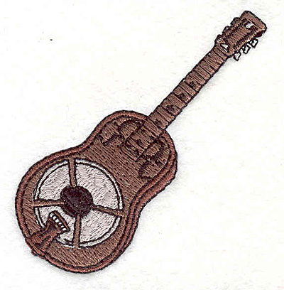 Embroidery Design: Guitar 2 2.67" X 2.49"