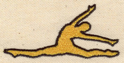 Embroidery Design: Dancer H 3.24w X 1.54h