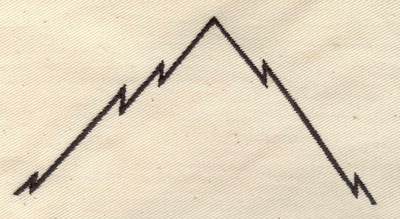 Embroidery Design: Mountain 2.25w X 4.40h