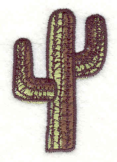 Embroidery Design: Cactus A2.20H x 1.50"W