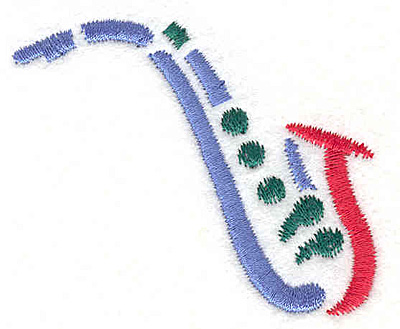 Embroidery Design: Saxophone 1 2.15" X 2.47"