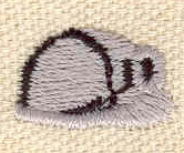 Embroidery Design: Miner's helmet 0.74w X 0.45h