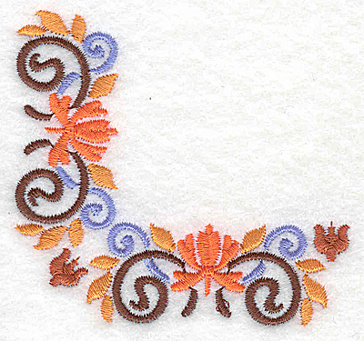 Embroidery Design: Corner 9 3.09w X 2.89h