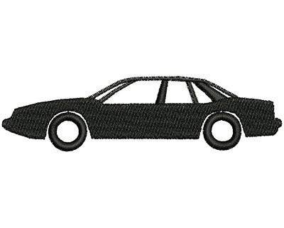 Embroidery Design: Car 4.07w X 1.10h