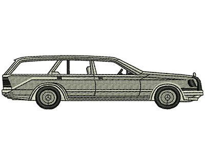 Embroidery Design: Car 4.86w X 1.30h