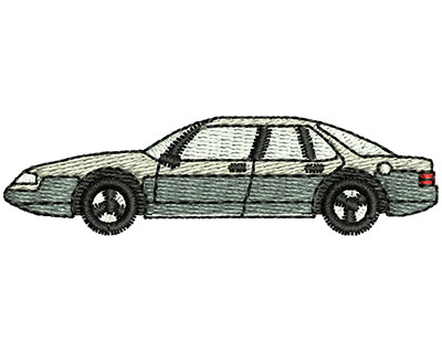 Embroidery Design: Car 2.19w X 0.59h