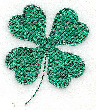 Embroidery Design: Shamrock 2.02w X 2.35h