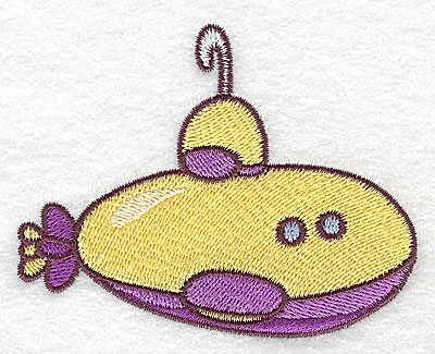 Embroidery Design: Submarine 3.59w X 2.86h