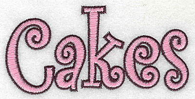 Embroidery Design: Cakes large 4.13w X 2.01h