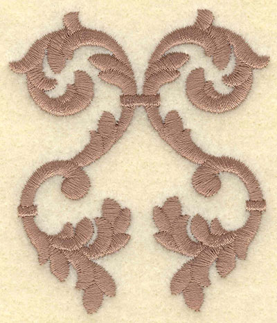 Embroidery Design: Classic Embellishment One Color2.58w X 3.00h